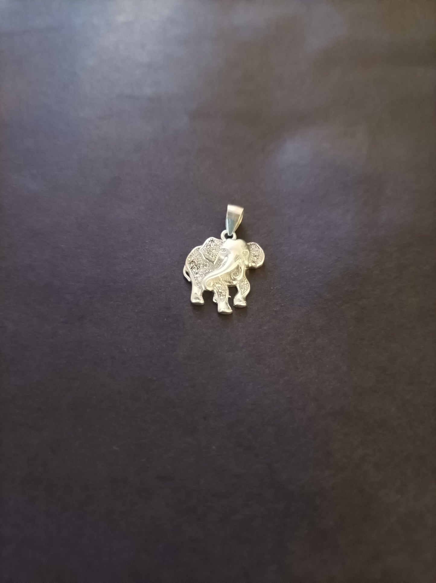 Collar con dije de Elefante en Plata 925