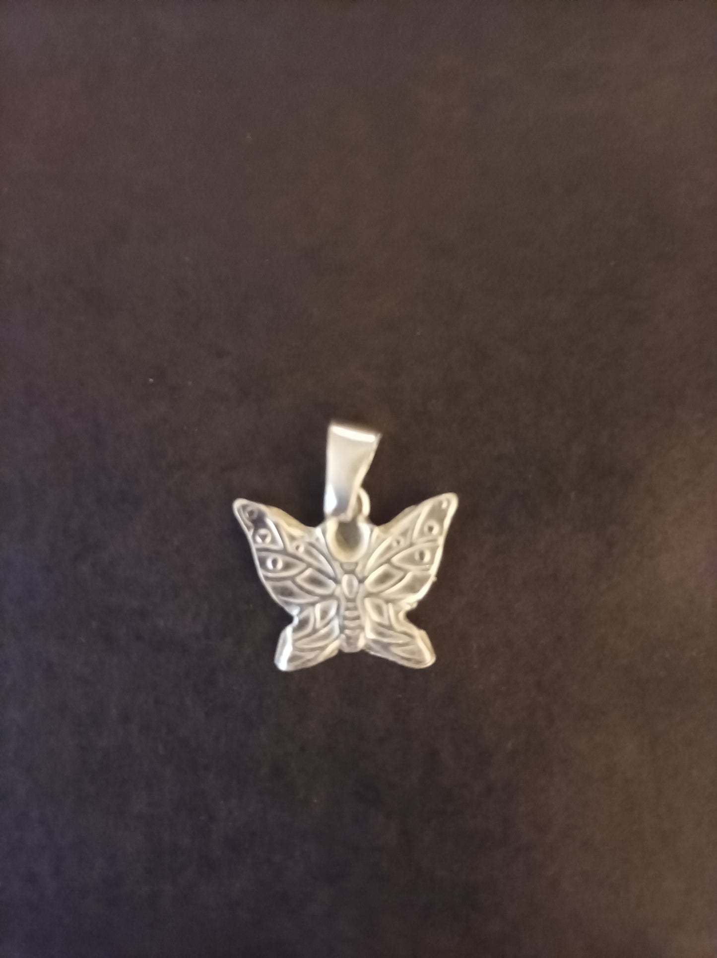 Collar con dije Mariposa en Plata 925
