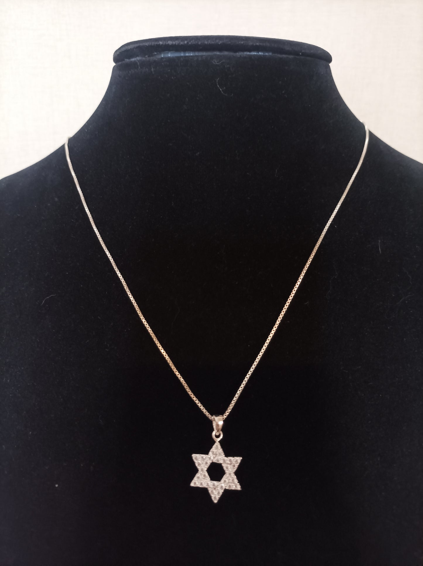 Collar con dije de Estrella en Plata 925
