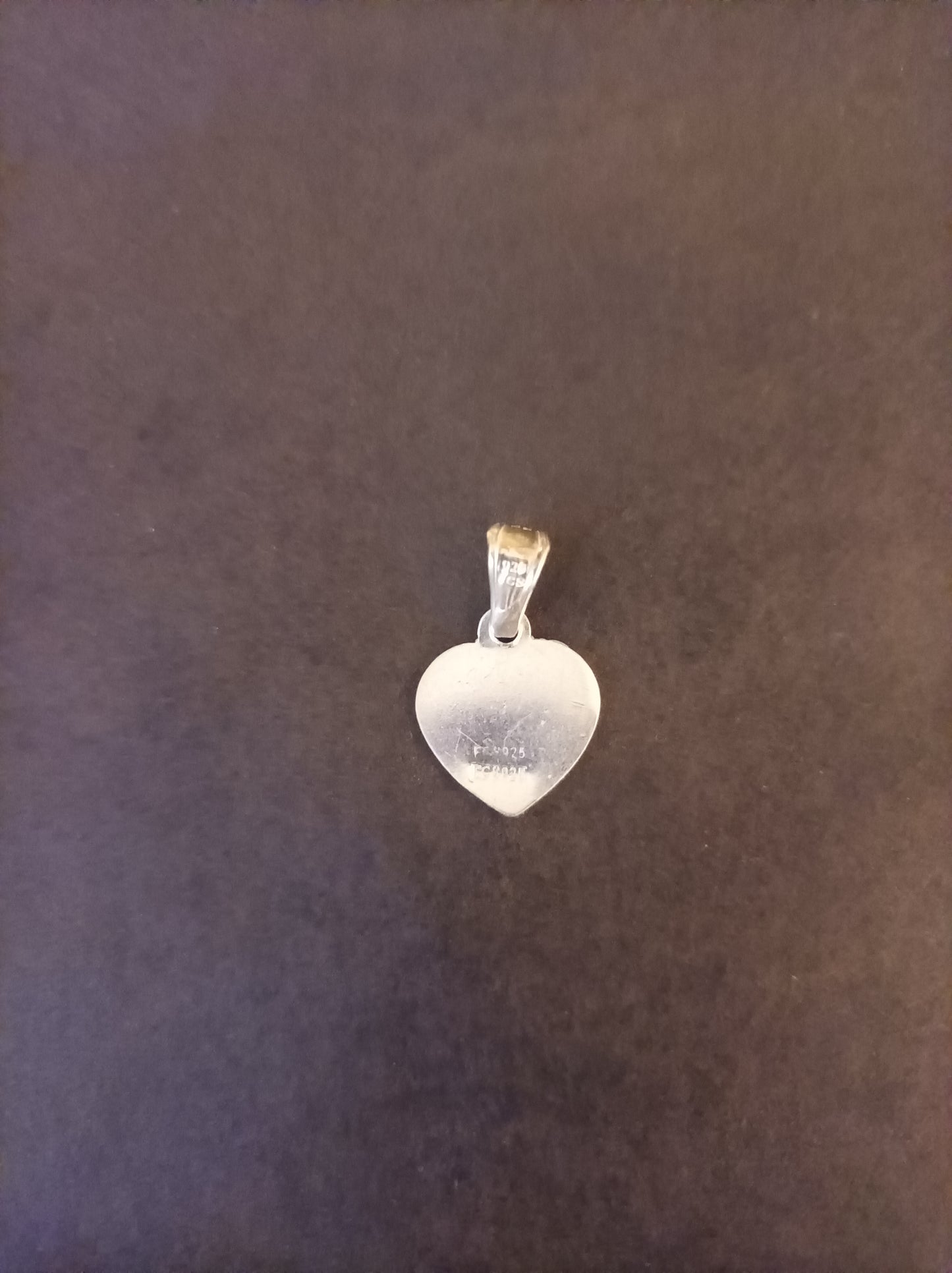 Collar con dije de Corazon en Plata 925