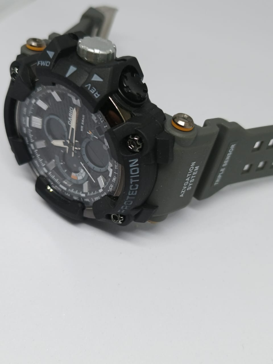 Reloj Deportivo Gris con Negro