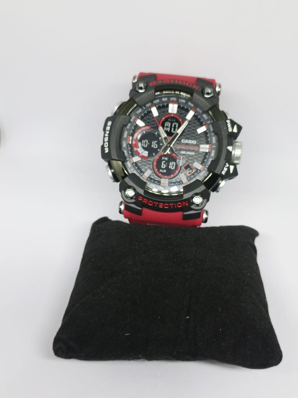 Reloj Deportivo Rojo con Negro