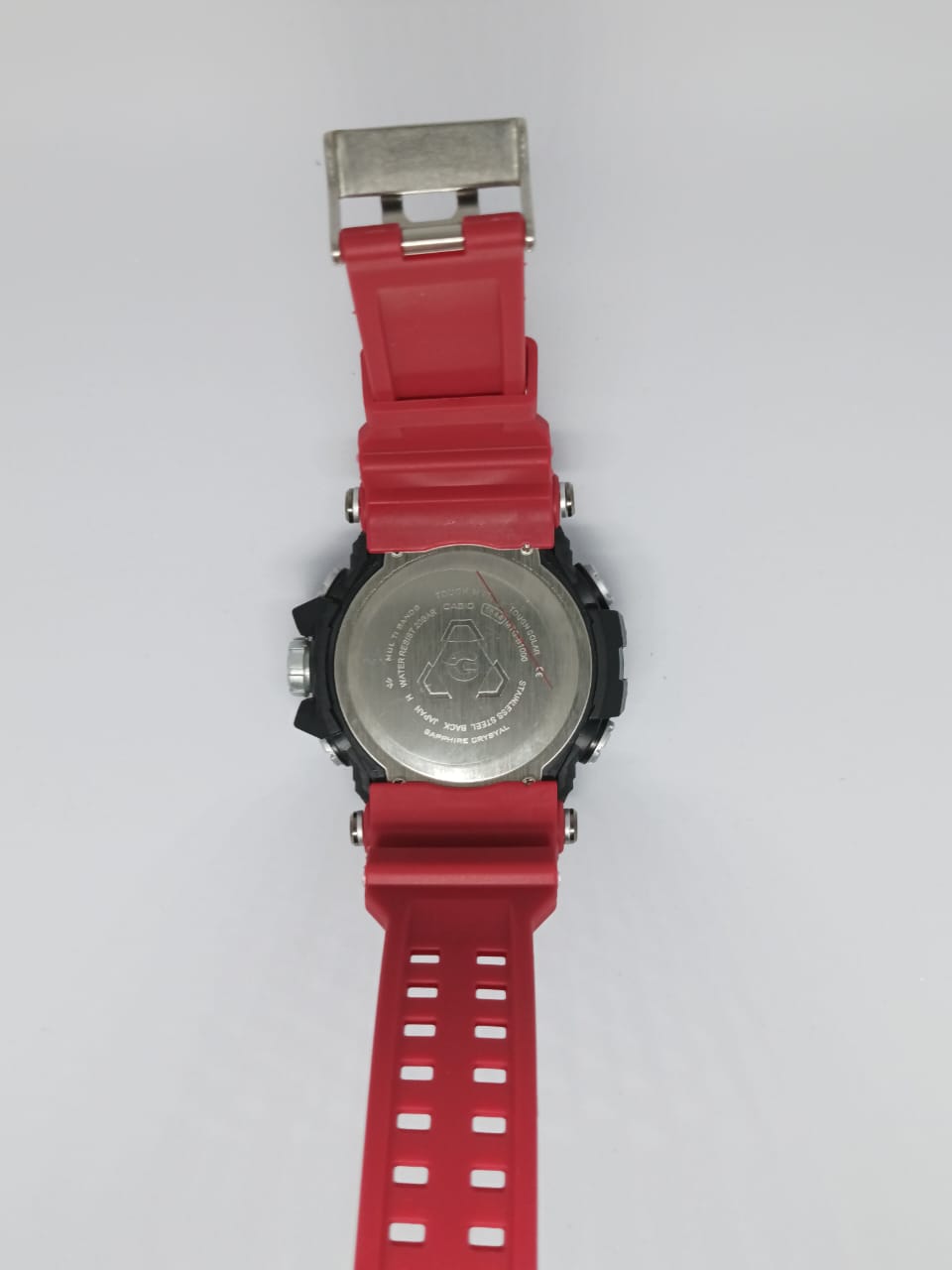 Reloj Deportivo Rojo con Negro